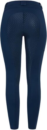 Зимові жіночі рейтузи Riders Choice з флісу та силіконовим повним обтягом - колекція RidersDeal для вершників, колір Navy, розмір 40