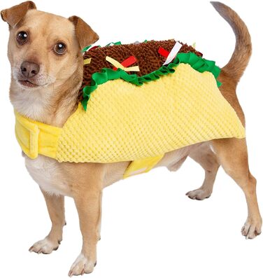 Костюм для собак та котів Pet Krewe Taco Medium - Веселий набір для фотосесій та свят