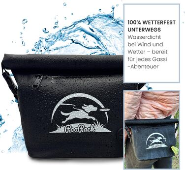 Таліас Лекерліташе – водонепроникна сумка для прогулянок з собакою з відділенням для герметичних відходів – сумка для дресирування собак, яку можна носити через плече або на поясі – сумка для корму та ласощів для собак