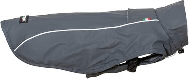 Водонепроникна куртка для собак CHIARA Finn, розмір XL, сірий колір. З флісовою підкладкою, відбиваючими смугами, для будь-якої породи. Машинне прання.