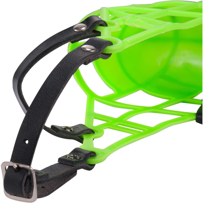 Нашийник-маска для породистих собак (Грейхаунд) - зелений. Легкий, дихаючий, безпечний для прогулянок, ветеринара та захисту від отруєнь. Міцний та довговічний.