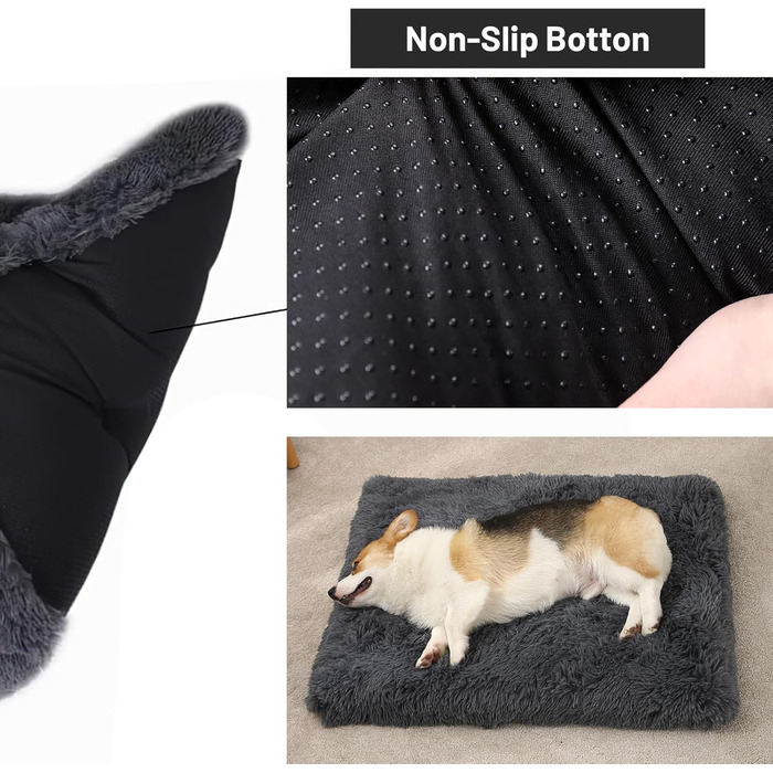 Крісло-ліжко для собак XL, 100x60x8 см: м'яке, зручне, з неслизьким дном