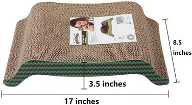 PAWISE 28492 Кігтеточка для котів, картонна підкладка