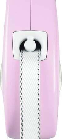 Висувна собача шлейка FLEXI New Comfort, 5 м, рожева, для собак до 25 кг, розмір M