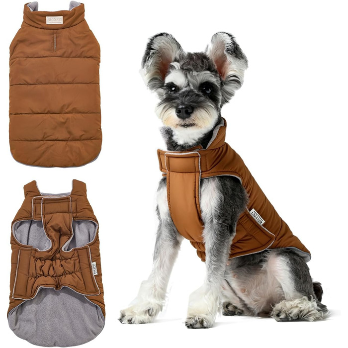 Жилет для тварин (жилет, помаранчевий/сірий, розмір Small)