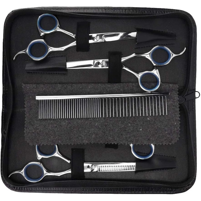 Професійна витончувальна ножиця для грумінгу тварин, легка та міцна (6 шт.)