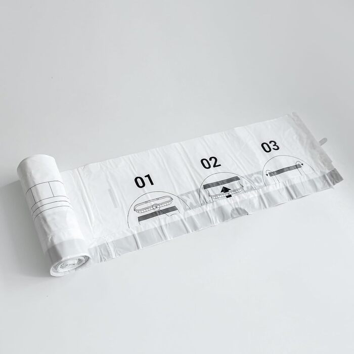 Лотки для котів CATLINK Baymax: самоочисні, 70л, 7-шарів захисту, з керуванням через додаток, розпізнавання кількості котів – білий (блакитний)