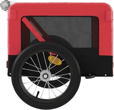 Причіп для велосипеда Gecheer: вантажний, для собак, червоний, 63x123x66 см