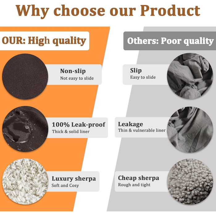 Водонепроникний килимок для собак Catalonia Classy, змінний, м'який, великий розмір (203x152 см, 203x229 см)