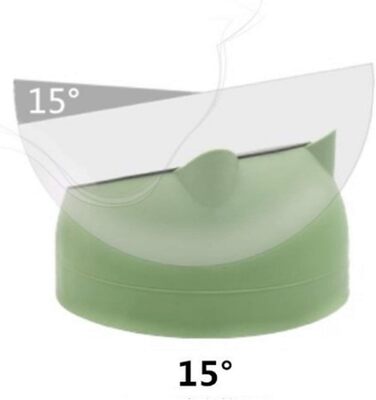 Набір з 2 мисок для котів з нержавіючої сталі, 200 мл (чорний + білий)