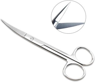 Професійні ножиці для грумінгу тварин VICASKY (2 шт.) з нержавіючої сталі, прямі та вигнуті кінчики, для салонів та дому