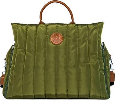 Чорничний собачий рюкзак Flying Dog Sunny 3-в-1: переноска, автокрісло та лежак для собак до 10 кг, оливковий колір