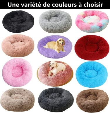 Ортопедичне ліжко для собак, велике, кругле, Anti-Stress, 100 см