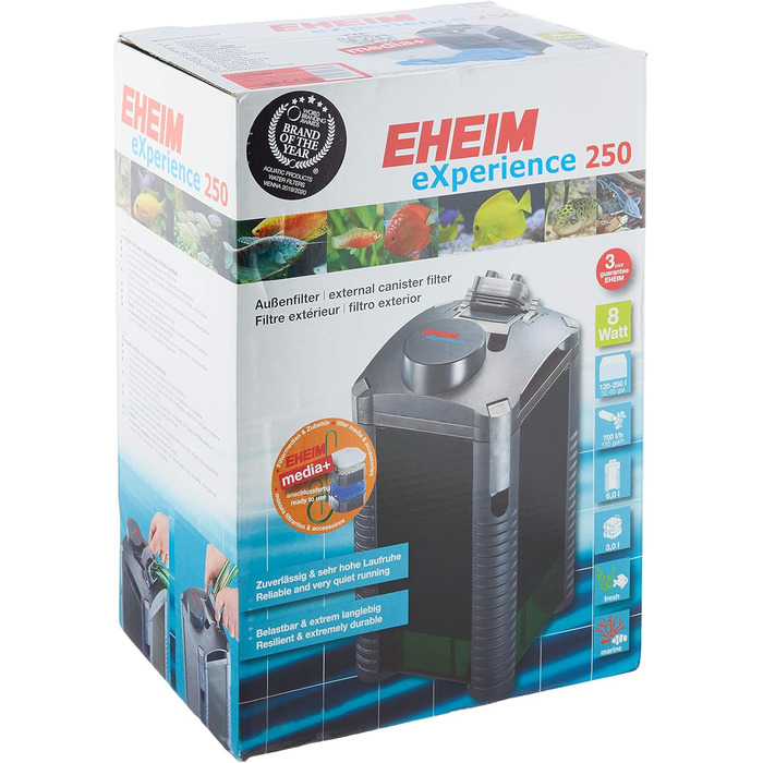 Зовнішній фільтр Eheim eXperience 250 для акваріума