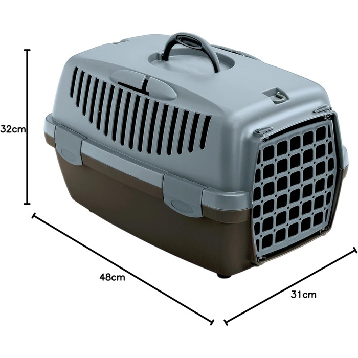 Kerbl Gulliver 1 - переносна переносна коробка для тварин, 48 x 32 x 31 см