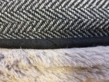 Ліжко-трансформер для собак Ellie-Bo з твіду та штучного хутра, сіре, 61 см, для клітки