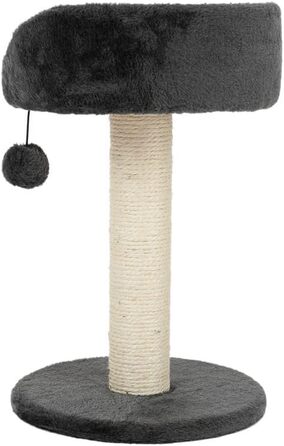 Драбина-подряпування для котів Zooplus Enio | компактна, з лежаком та іграшкою | висота 47 см