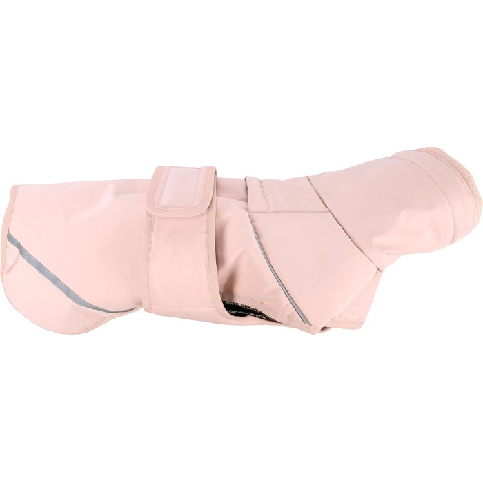 Зимний теплий нашийник для собак Flamingo Cujo Grün (30 см) – поліестер, водовідштовхувальний, ізотермічний, з клямками, світловідбивачі, отвір для шлейки