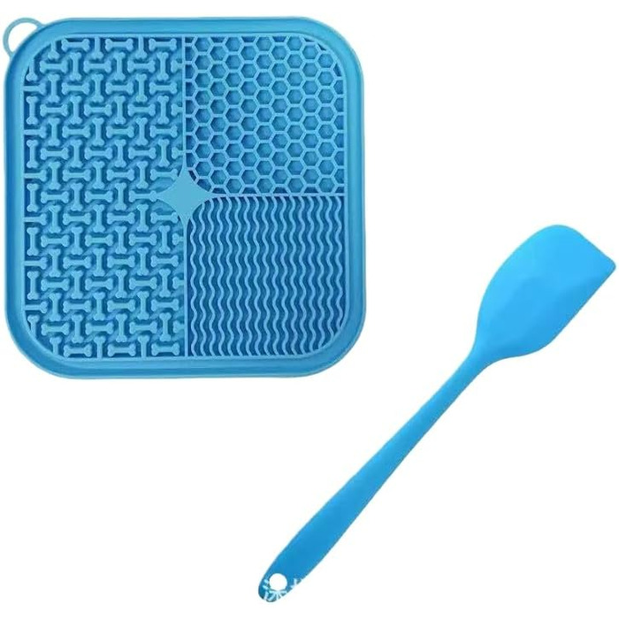 Набір мисок для собак та котів з повільною годівлею WANGQIQI (2 шт., 20*20 см)