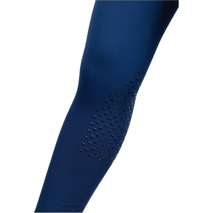 Дитячі штани для верхової їзди Kinder Reithose Comfy HKM | Легінси для верхової їзди з силіконовими колінами та двома кишенями | Cranberry та темно-синій | Розміри 104-110