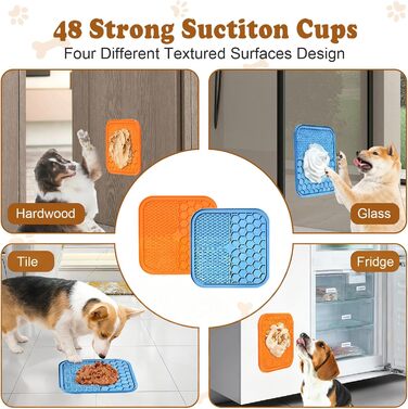 Килимок для грумінгу собак та котів AiQInu з присосками (2 шт.)