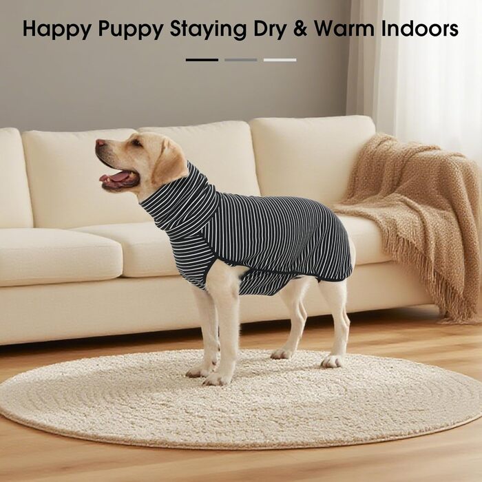 Теплий флісовий пуловер для собак, чорний, розмір S. Зручний зимовий одяг для маленьких, середніх та великих собак. Ідеальний для прогулянок у холодну погоду.