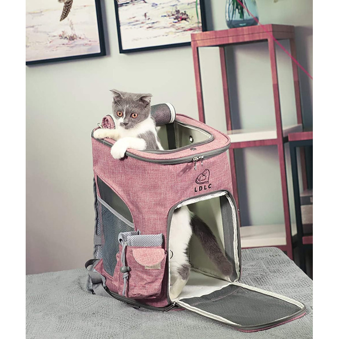 Рюкзак для домашніх тварин Outdoor: рюкзак для собак та котів (Сірий)