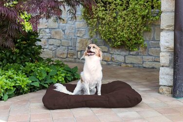 Подушка для собак та котів Gepolstert, коричнева, 77x60 см, поліестер