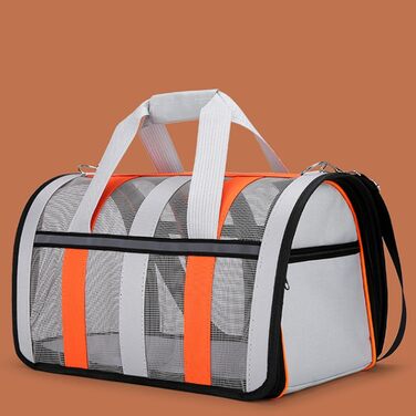 Сумка-переноска для собак, складана, легка, стильна, для подорожей та перельотів, 52 x 35 x 4 см