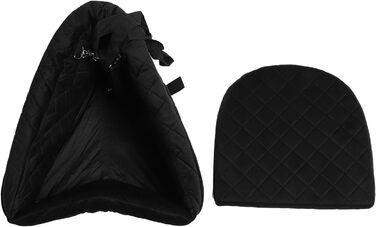 Автокрісло для собак Ejoyous - чорне, для собак до 15,9 кг, з пам'яті піною, знімний чохол