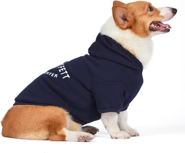 Худі для собак Star Wars Boba Fett, блакитний, розмір Small | Одяг для собак Star Wars | Зручний капюшонний світшот для собак, подарунок для фанатів Star Wars