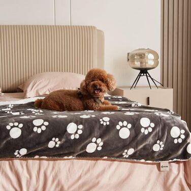 Водонепроникний плед для собак Kritter Planet 75x130/150x130 см, м'який, для подорожей, авто, дивана, захист від бруду, для котів та собак, легко миється