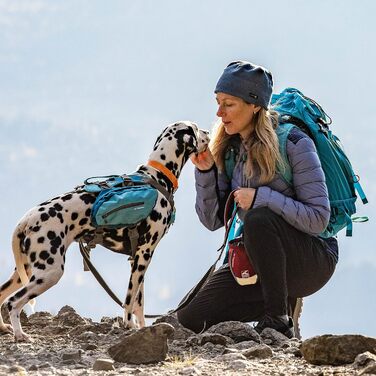 Сумка для тренування собак Kurgo Keksbeutel, червона, з кліпсою та карабіном
