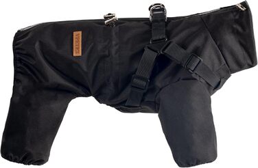 Водонепроникний комплект для собак BT Bear: жилет, дощовик, жилетка, XL, чорний