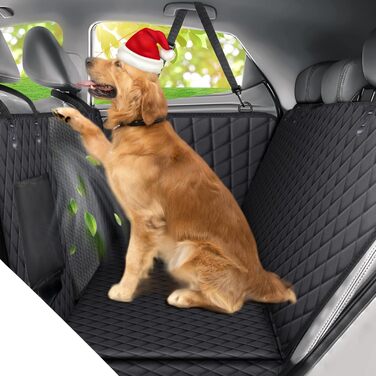 Захист для заднього сидіння автомобіля Angooni - водовідштовхуючий, антиковзний, стійкий до подряпин (135x120 см), універсальний, з віконцем