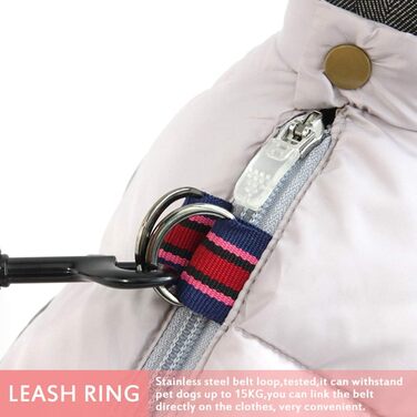 Зимовий теплий пуховик для собак - бавовна, жовтий (M)