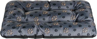 Лежанка для собак SuperKissen24: м'яка, водонепроникна, миється, розмір M, 55x40 см, чорний та сірий колір