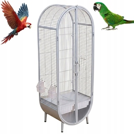 Клітка NUXIE 38 x 27 x 100 см, сіра