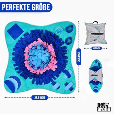 PET ARENA Килимок для собак - килимок для нюхання, інтелектуальна іграшка, великий розмір, багато кольорів