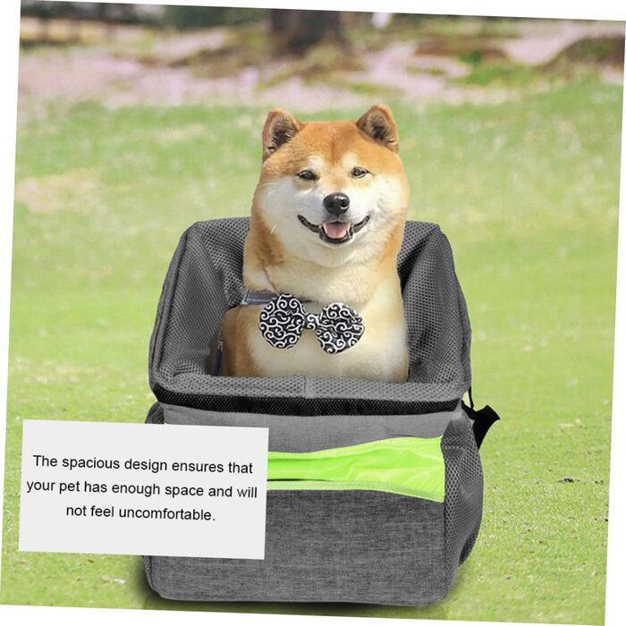 Фаркоп для велосипеда Toddmomy для тварин: дихаючий оксфорд, знімний ручка, складана переноска для собак та котів