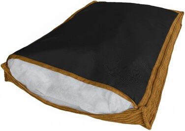 Крісло-лежанка для собак великих порід, 100 x 70 см, червоно-коричневе, зносостійке, миється