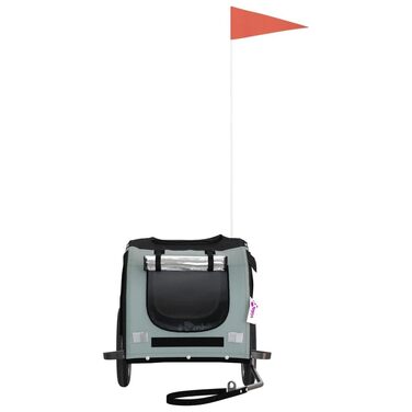 Корзина для котів та візок для собак на колесах, сірий та чорний, Oxford-Gewebe, для маленьких та середніх собак