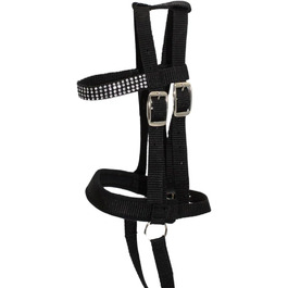 Сбруя 'Lotty' для іграшкових та дерев'яних коней PFIFF 103126, іграшкова тренса, універсальний розмір (чорний)