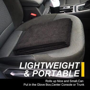 Водонепроникний чохол на сидіння заднього ряду авто: для собак, дітей, легкових, вантажних, SUV (чорний)