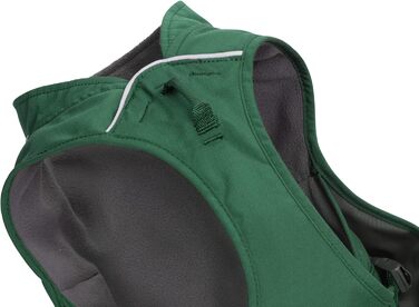 RUFFWEAR Overcoat Fuse – комбінований утеплений жилет і шлея для собак, з флісовою підкладкою, розмір S, зелений