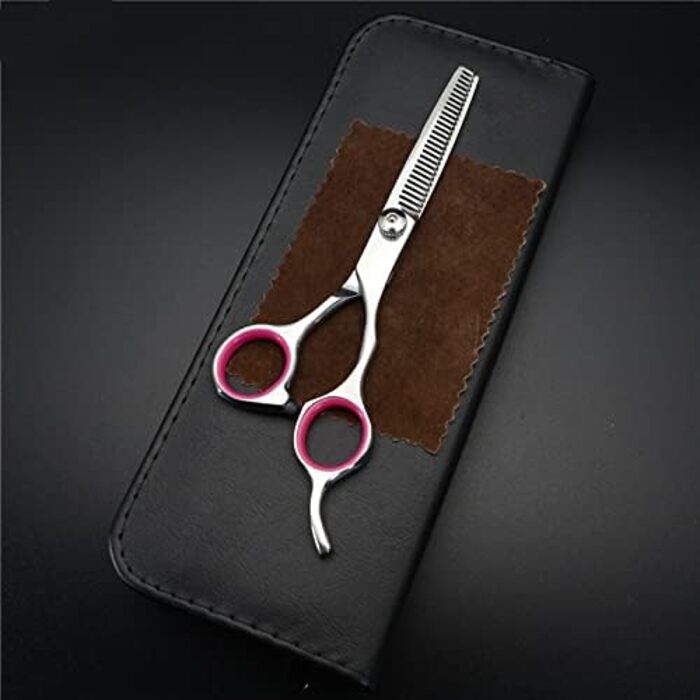 Набір професійних ножиць для грумінгу собак та котів, 18 см, з нержавіючої сталі, для догляду за шерстю, безпечні, гострі, довговічні та красиві