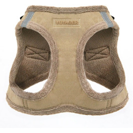 Нагрудник для собак Voyager Step-In з м'якого плюшу, розмір S (37-40 см) - Latte, Best Pet Supplies