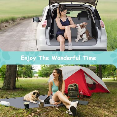 Чохли на сидіння для собак Nobleza: водонепроникні, зносостійкі, універсальні, 140x110 см (Сірий)