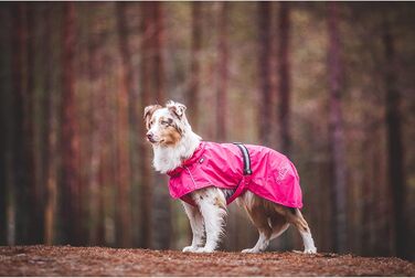 Дощовик для собак Rukka Pets HASE, малиновий, 40 см