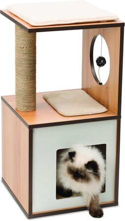 VESPER 52075 Меблі для котів Box, малі, горіх